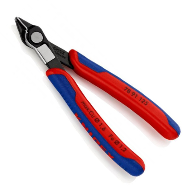 Pince Coupante 125 Mm Electronic Super Knips Knipex Fils Fins Durs