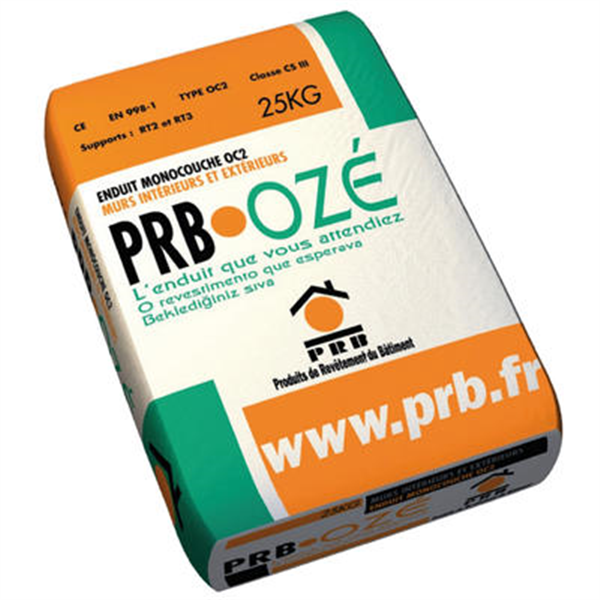 Enduit monocouche PRB OZÉ imperméabilisation et décoration Ton