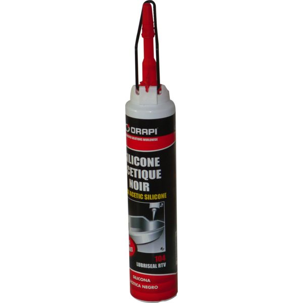 Joint silicone noir pour étanchéité 200 ml Orapi 1104A7